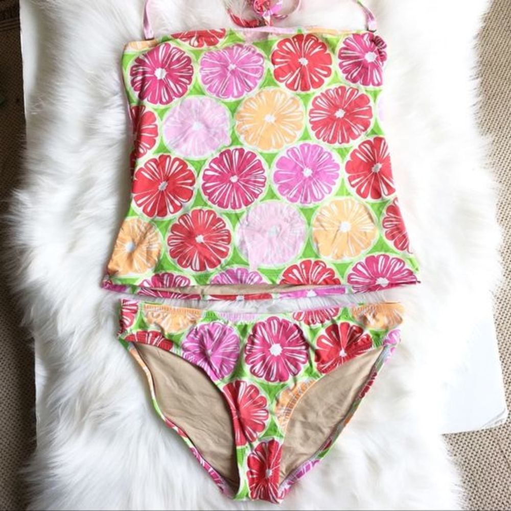 Lilly Pulitzer 2 Piece Set Swimsuit Size 10